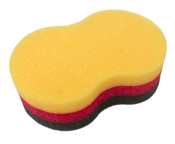 Gąbka samochodowa Tri- color 1szt