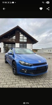 Volkswagen Scirocco III Coupe 1.4 TSI 122KM 2009 Volkswagen Scirocco 1.4Benzynkasuper stanprosto z Niemiec 1.4 Benzyna