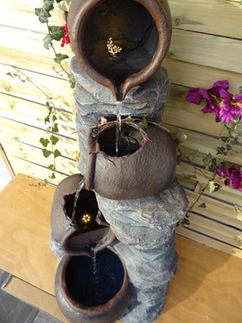 САДОВЫЙ ФОНТАН «ВОДОГРЗМОТЫ» высота 120 см! Светодиодное освещение!