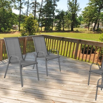 НАБОР СТУЛЬЕВ ДЛЯ БАЛКОНА ТЕРРАСЫ САДОВЫЙ СТУЛ СТУЛ ДЛЯ САДОВОЙ ТЕРРАСЫ 4 шт.