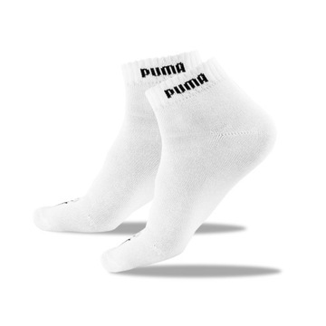 Skarpetki Puma Quarter ZA KOSTKI 3 SZT. 3 -PACK biały rozmiar 39-42