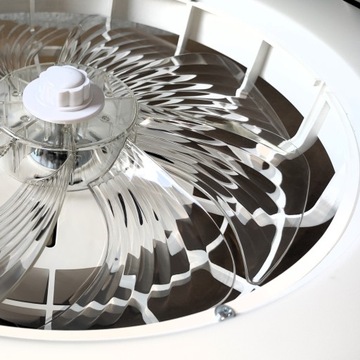 WENTYLATOR WIATRAK SUFITOWY LAMPA LED 55W CCT + PILOT 50CM