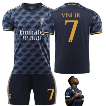 VINICIUS JR REAL MADRID ФУТБОЛЬНЫЙ КОСТЮМ ДЖЕРСИ ШОРТЫ НОВЫЙ СЕЗОН