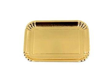 ТАРЕЛКИ ПОДДОНЫ ПОДНОСЫ 27х35 ЗОЛОТЫЕ СВАДЕБНЫЕ мероприятия 10 шт.