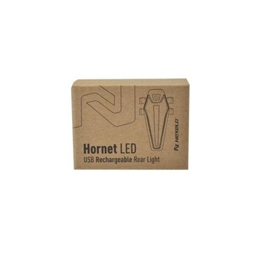 Oświetlenie rowerowe lampa tył Nexelo Hornet 10 lm akumulator