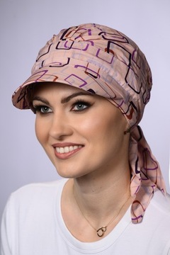 Turban CHUSTA z daszkiem CLEO Turbany Lidia viscoza VC/16