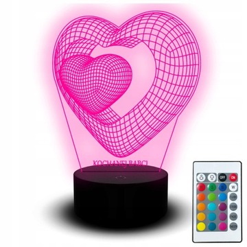 Lampka Nocna Led Dzień Babci i Dziadka Urodziny Prezent Zestaw Upominek Box