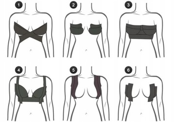 TAŚMA UNOSZĄCA BIUST MODELUJĄCA DEKOLT PUSHUP