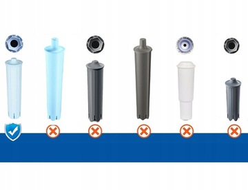 6 фильтров для эспрессо-машины Jura AL-Blue