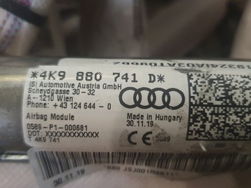 NOWA KURTYNA AUDI A6 C8 KOMBI AVANT 4K9880741D