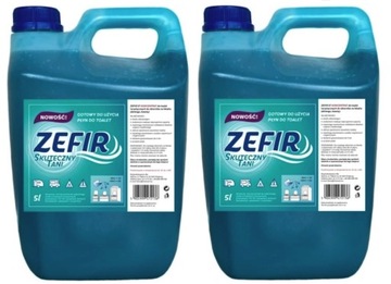 PŁYN DO TOALET TURYSTYCZNYCH ZEFIR TOILET 2X5L=10L