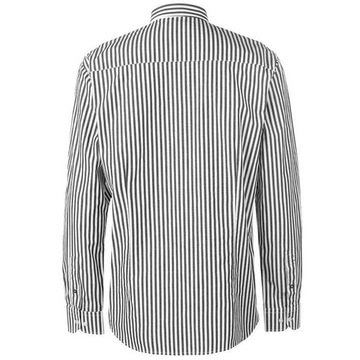 Pierre Cardin Bold czarno-biała koszula w paski S