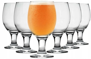 Kieliszki SZKLANKI do piwa 400ml MISKET kpl. 6szt