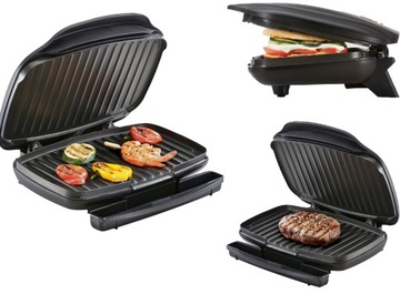 Kontaktowy grill elektryczny SilverCrest SKG 1000 W B2 czarny 1000 W