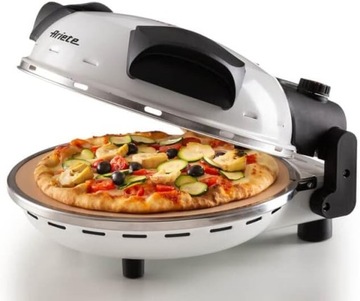 PIEC DO PIZZY DOMOWY ARIETE 918 KAMIEŃ 400°C 1200 W BIAŁY