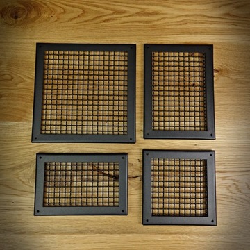 Решетка вентиляционная MASSIVE MESH 170x230, ЧЕРНАЯ