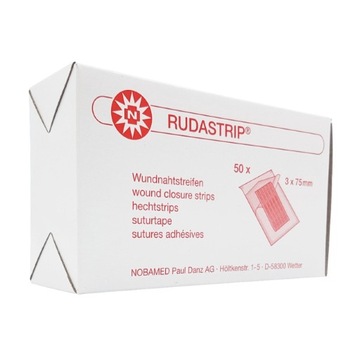 NOBAMED Rudastrip полоска для закрытия ран 3 мм x 75 мм 5 шт.