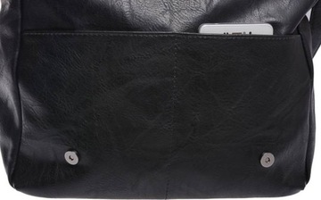 ЖЕНСКАЯ СУМКА С КЛАПАНОМ, черная