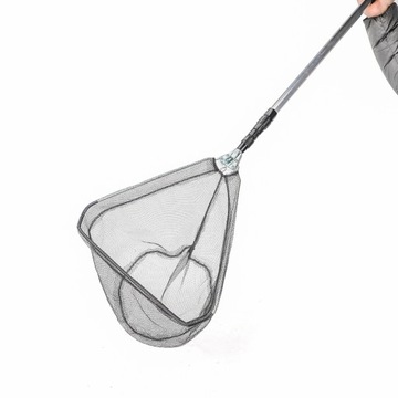 ТЕЛЕСКОПИЧЕСКИЙ ТРЕУГОЛЬНИК ПРОФЕССИОНАЛЬНЫЙ РЫБАЛОЧНЫЙ ПОДСАЧОК 2,05М