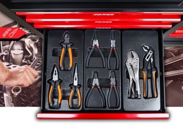 Tool Trolley 12 Drawladfr4038+ стена+ оборудование 338EL. FR4000