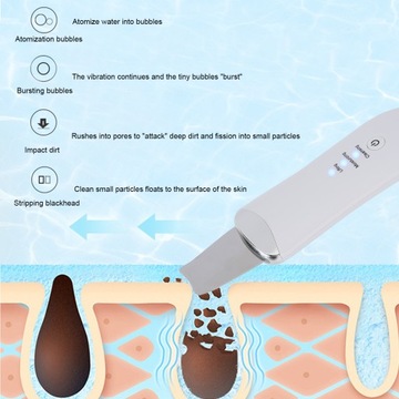 Ultradźwiękowe czyszczenie twarzy Peeling do