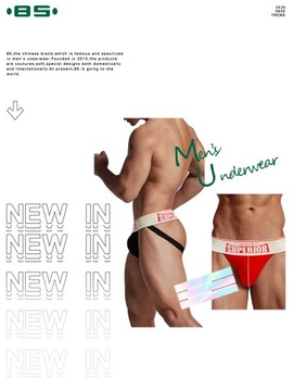 Men's Jockstraps Sexy Gay Underwear Men Cotton Tho