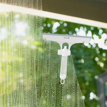 Скребок для мытья окон, портативный, белый