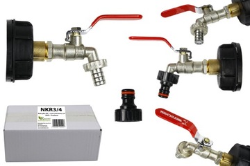 Сливной кран Крышка 3/4 Клапан Маузера IBC TANK 1000L Гайка-соединитель