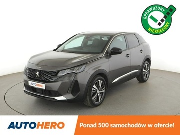 Peugeot 3008 II Crossover Facelifting  1.2 PureTech 130KM 2022 Peugeot 3008 automat full LED półskóra virtual