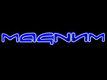 NMAGNUM NEON LED FLEX NAPIS MAGNUM 1120x152mm BLUE