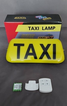 BEZPRZEWODOWA LAMPA KOGUT TAXI LED NA PILOTA GAPA