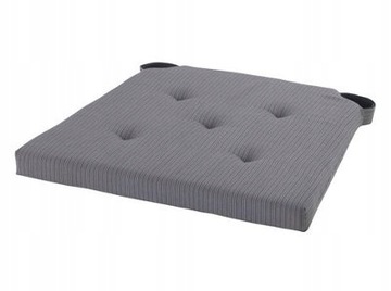 Poduszka na krzesło IKEA JUSTINA szary