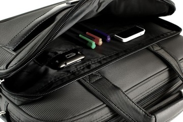 TORBA MĘSKA na LAPTOP DOKUMENTY DWUKOMOROWA pasek