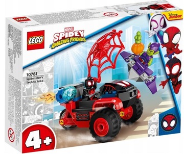 LEGO Super 10781 Technotrójkołowiec Spider-Mana