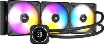 PEŁEN KOMPLET! Chłodzenie wodne Corsair H170i ELITE LCD 3x140mm CW-9060063
