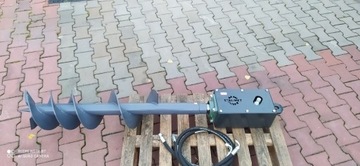 Гидравлическая буровая установка, привод земляного шнека для экскаватора-погрузчика СТАЛЬ-МЕТ