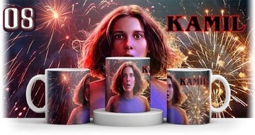 КРУЖКА «СТРАННЫЕ ВЕЩИ» В ПОДАРОК ​​+ ИМЯ + КОРОБКА ДЛЯ КАРТ