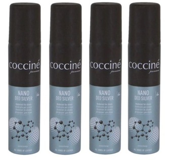 4x NANO DEO SILVER COCCINE DEZODORANT DO BUTÓW BUT