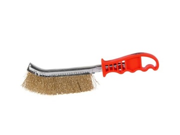 ЩЕТКА ИЗ ЛАТУННОЙ ПРОВОЛОКИ ДЛЯ ОЧИСТКИ Ржавчины, РУЧНАЯ