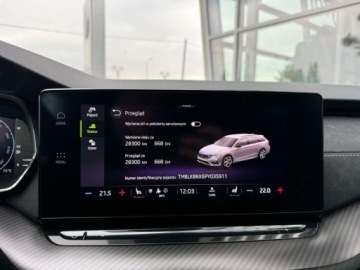 Skoda Octavia IV Kombi 2.0 TDI SCR 200KM 2022 Skoda Octavia 2.0TDI 200KM RS 4X4 DCC VirtCockpit NiskiPrzebieg Keyless Ka, zdjęcie 27