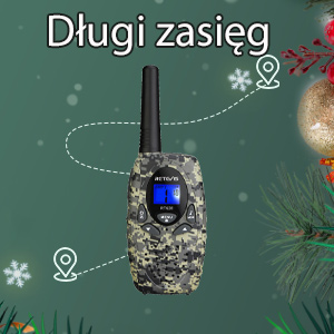 Retevis RT628 Рация для детей, радио, детская игрушка, 1 пара