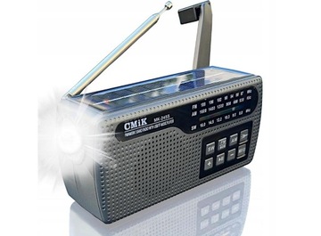 Radio sieciowo-bateryjne AM, FM, SW CMiK survivalowe