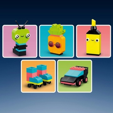 LEGO Classic 11027 Творческая игра с неоновыми цветами