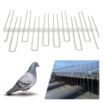 KOLCE NA PTAKI POD PANELE FOTOWOLTAICZNE 50CM CHRONI PRZED PTAKAMI WYS 16CM