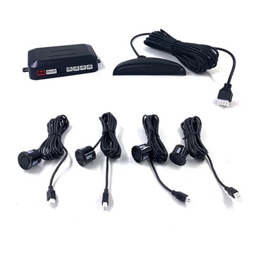 4X ДАТЧИКИ ПАРКОВКИ ЗАДНЕГО РАБОТЫ, КОМПЛЕКТ ДИСПЛЕЯ ПЕРЕДНИЙ ЗАДНИЙ, СЕРЕБРЯНЫЙ