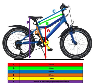 ДЕТСКИЙ MTB ВЕЛОСИПЕД 20 ДЮЙМОВ LAZARO CARLOS, 6 СКОРОСТЕЙ