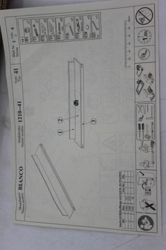 Полка настенная Bianco Stella Trading 160x16x25см