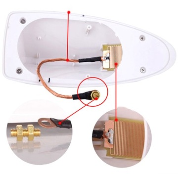 АВТОМОБИЛЬНАЯ АНТЕННА SHARK SHARK FIN РАДИО FM AM НАРУЖНЫЙ AK322H