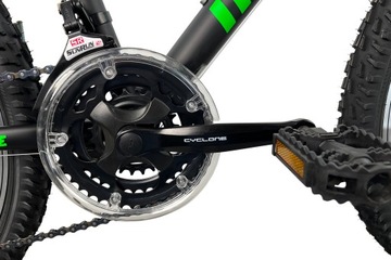 Молодежный велосипед INDIANA Rock Jr 24 дюйма, черный