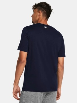 KOSZULKA MĘSKA UNDER ARMOUR T-SHIRT SZYBKOSCHNĄCA BAWEŁNA SPORT 1382911-408